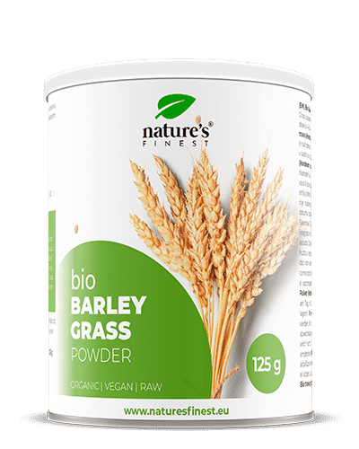 Ječmena trava u prahu BIO, a 125 g - Nature's Finest Ječmena trava u prahu