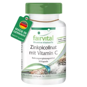 Cink pikolinat s vitaminom C kapsule, a 90 caps - Fairvital