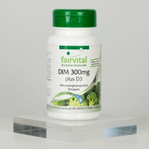 DIM 300 mg plus D3 kapsule (za hormonalni balans i kosti), a 90 caps - Fairvital