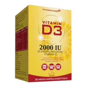 Vitamin D3 2000IU 30cps - PHARMAMED